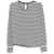 Majestic Filatures Majestic Filatures Striped Cotton And Cashmere Sweater BIANCO E GRIGIO