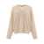 Brunello Cucinelli Brunello Cucinelli "Dazzling Argyle Embroidery"  Sweater Beige