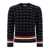 Thom Browne Thom Browne "Rwb" Cable-Knit Sweater BLUE