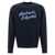 MAISON KITSUNÉ Maison Kitsuné "Handwriting Striped" Sweatshirt BLUE