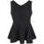 Lanvin Lanvin Sleeveless Flared Top Clothing Black