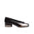 Maison Margiela Maison Margiela Metallic Brushed Leather Ballerina Flat BLACK / MULTIPLE