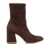 Stuart Weitzman Stuart Weitzman Flareblock Boots In Suede BROWN