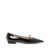 EA7 Ea7 Emporio Armani Patent Leather Ballet Flats Black