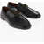 Valentino Garavani Garavani Leather Loafers With Embossed Monogram Black