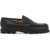 PARABOOT Leather Reims Penny Loafers NOIRE LIS NOIR