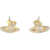 Vivienne Westwood Carmela Earrings GOLD/WHITE