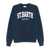 Mc2 Saint Barth MC2 Saint Barth Soho Cotton Sweatshirt With Logo Print BLUE