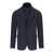 Emporio Armani EMPORIO ARMANI BLUE NAVY HIGH-NECK JACKET Blue