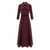 Elisabetta Franchi ELISABETTA FRANCHI ROUGE NOIR BELTED SHIRT DRESS Red