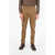 Cruna Herringbone Raval1P.l.603 Single Pleated Chino Pants Brown