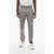 Cruna Houndstooth Motif Virgin Wool And Flax Raval Pants White