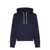 Saint Laurent Saint Laurent Cotton Hooded Sweatshirt Blue