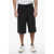 Neil Barrett Multipocketed Cotton Blend Shorts With Belt Loops Black