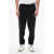 Neil Barrett Linen Blend Rem Pants With Elastic Waistband Black