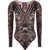 Wolford Etro X Wolford Tattoo Bodysuit CHOCOLATE/BLACK