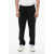 Neil Barrett Viscose Blend Rem Pants With Elastic Waistband Black