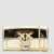 Pinko Pinko Gold Leather Love One Wallet Gold