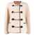 TOTÊME TOTEME Teddy Shearling Clasp Jacket Clothing WHITE