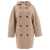 Max Mara Max Mara Double-Breasted Coat In Wool And Cashmere Beige