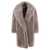 SPORTMAX Sportmax Faux Fur Coat GREY