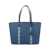 Tory Burch Tory Burch Perry Denim Triple-Compartment Tote DENIM MULTI