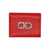 Salvatore Ferragamo Salvatore Ferragamo Gancini Compact Wallet FLAME RED