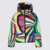 PUCCI Pucci Multicolor Down Jacket VIOLA/ROSSO