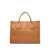 LANCEL Lancel Jour De Medium Zipper Tote Bags BROWN