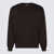 AURALEE Auralee Dark Brown Cotton Sweatshirt Brown