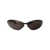 Balenciaga Balenciaga Sunglasses 002 BLACK BLACK GREY