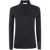 Goes Botanical Goes Botanical Long Sleeves Merinos Extrafine Super 140`S Polo Sweater Clothing Black