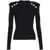 Balmain Balmain Buttoned Knitted Pullover Black