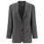 Brunello Cucinelli Brunello Cucinelli Single-Breasted Wool Blend Blazer GREY