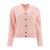 MAISON KITSUNÉ Maison Kitsuné "Fox Head" Embroidered Cardigan PINK