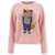 MAISON KITSUNÉ Maison Kitsuné "Intarsia Fox" Sweater PINK