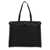 Moschino Logo nylon shopping bag Black