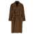 LEMAIRE 'Duffle' coat Brown