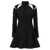 GIOVANNI BEDIN Cut-out mini dress Black