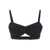 GIOVANNI BEDIN Scuba bralette top Black