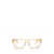 MIU MIU EYEWEAR Miu Miu Eyewear Eyeglasses SAND TRANSPARENT