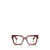 MIU MIU EYEWEAR Miu Miu Eyewear Eyeglasses STRIPPED TOBACCO