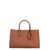 Michael Kors Michael Kors Scarlett Media Leather Handbag BROWN