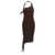 COURRÈGES Courrèges 'Undressed Light Knit' Dress BROWN