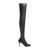 COURRÈGES Courrèges Thigh Boots Oblique Shoes Black