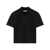 Alexander Wang Alexander Wang Viscose Blend T-Shirt With Embossed Logo Black