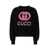 Gucci Gucci Logo Detail Cotton Sweatshirt Black