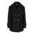 Gucci Gucci Double-Breasted Wool Coat Black