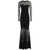 NORMA KAMALI Norma Kamali Gathered Fishtail Dress Black