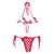 GCDS Gcds  X Hello Kitty Crochet Bikini RED